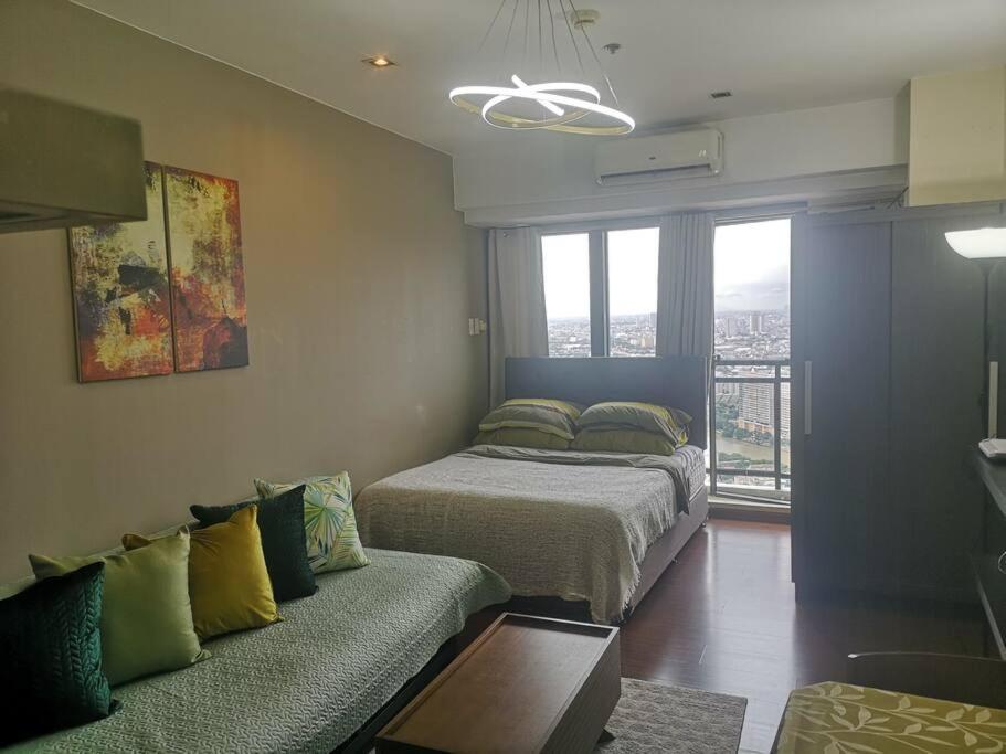 Studio With 200Mbs Internet, Netflix & Great View Of Manila Apartment Exterior photo