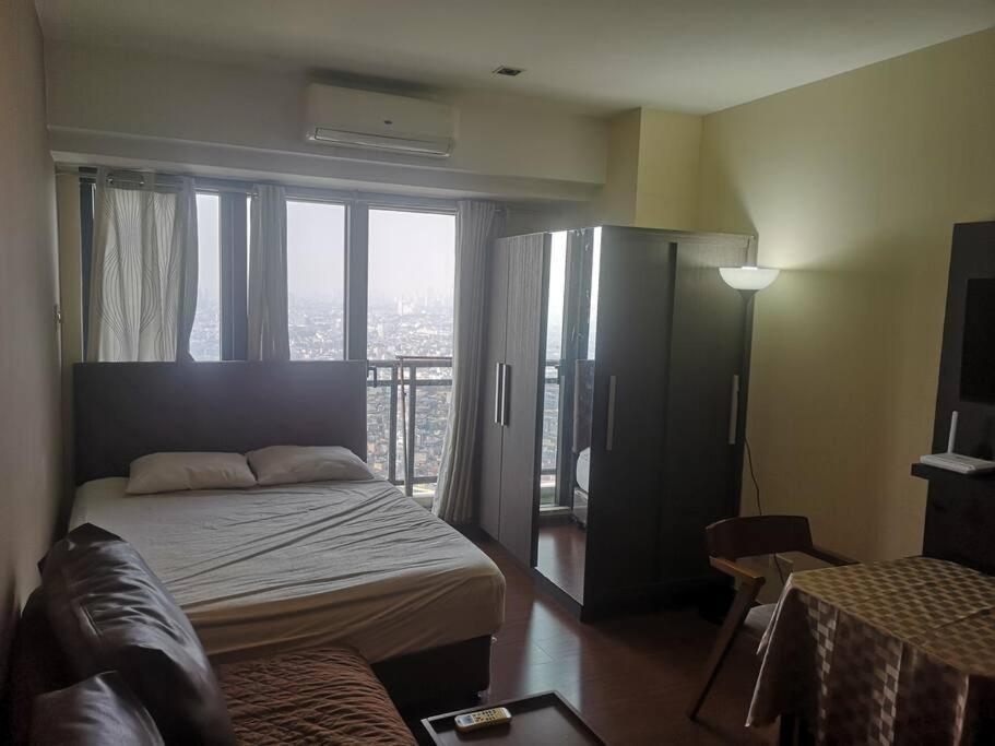 Studio With 200Mbs Internet, Netflix & Great View Of Manila Apartment Exterior photo