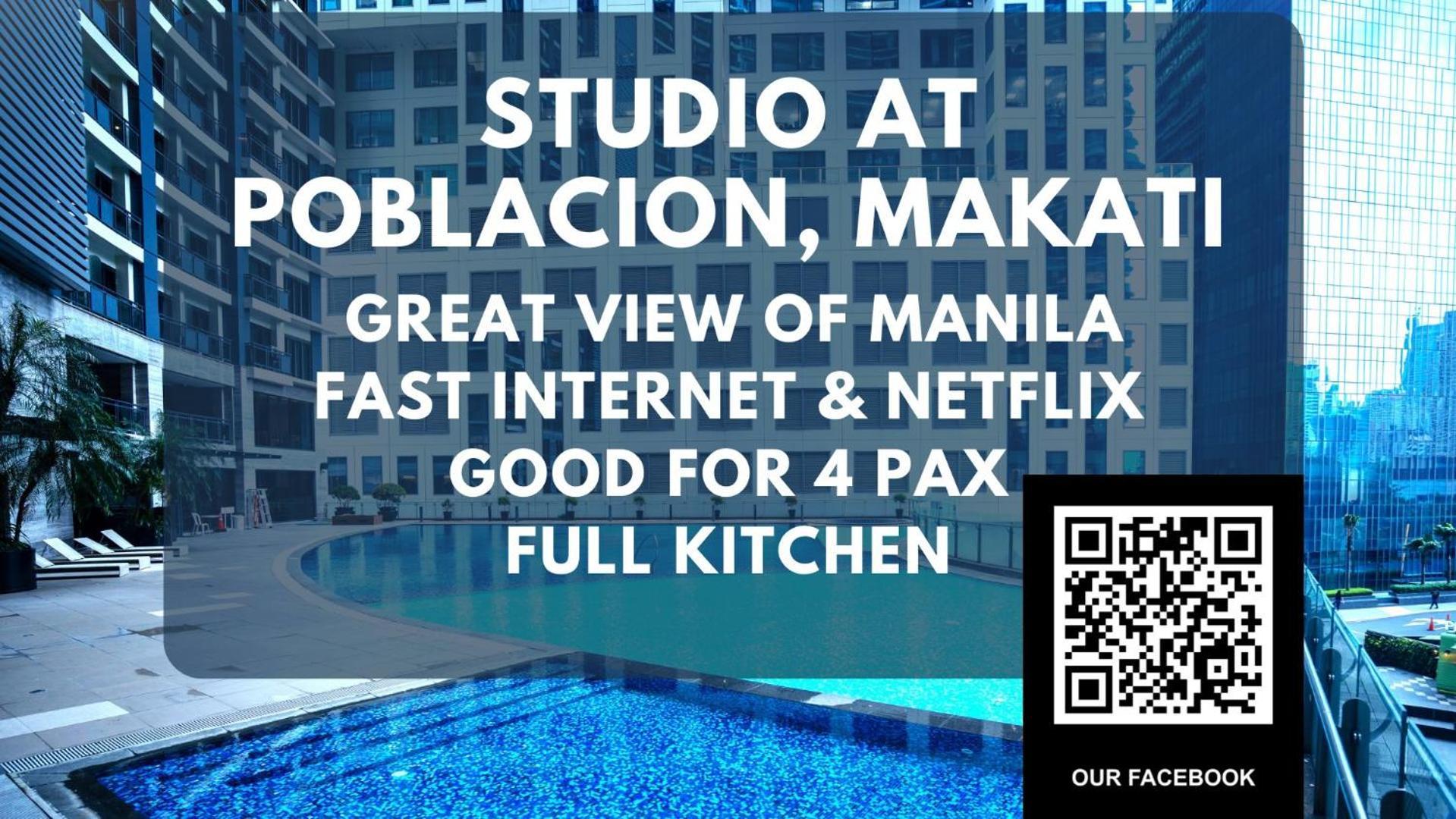 Studio With 200Mbs Internet, Netflix & Great View Of Manila Apartment Exterior photo